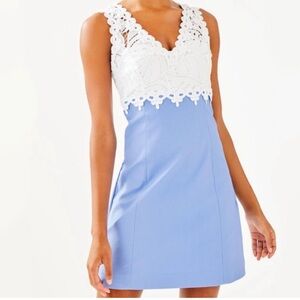 Lilly Pulitzer Sandi Stretch Shift, blue periwinkle NWT size 10